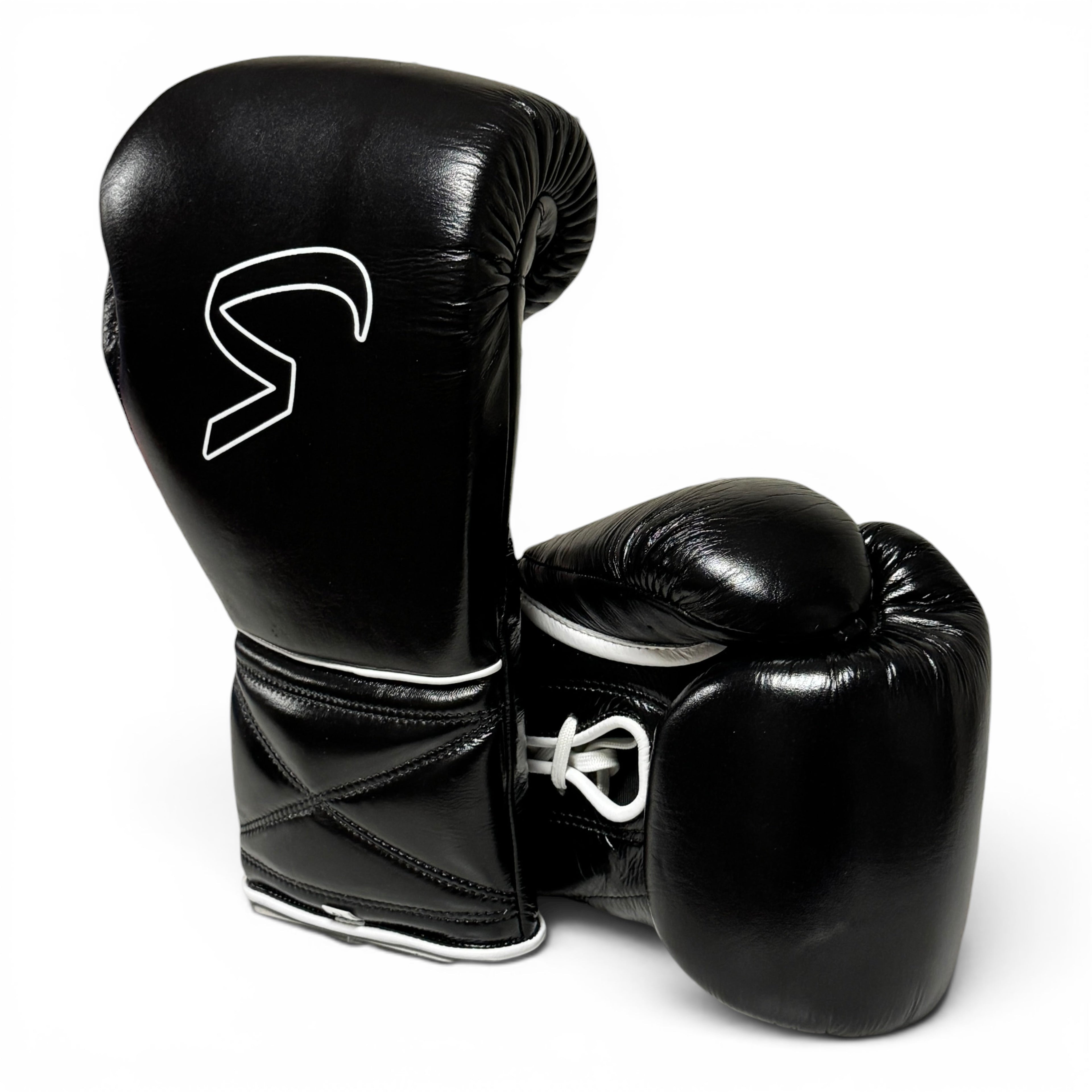 “Midnight Shadow” SVNTBOX FOUNDATIONS BOXING GLOVES (Lace-up)