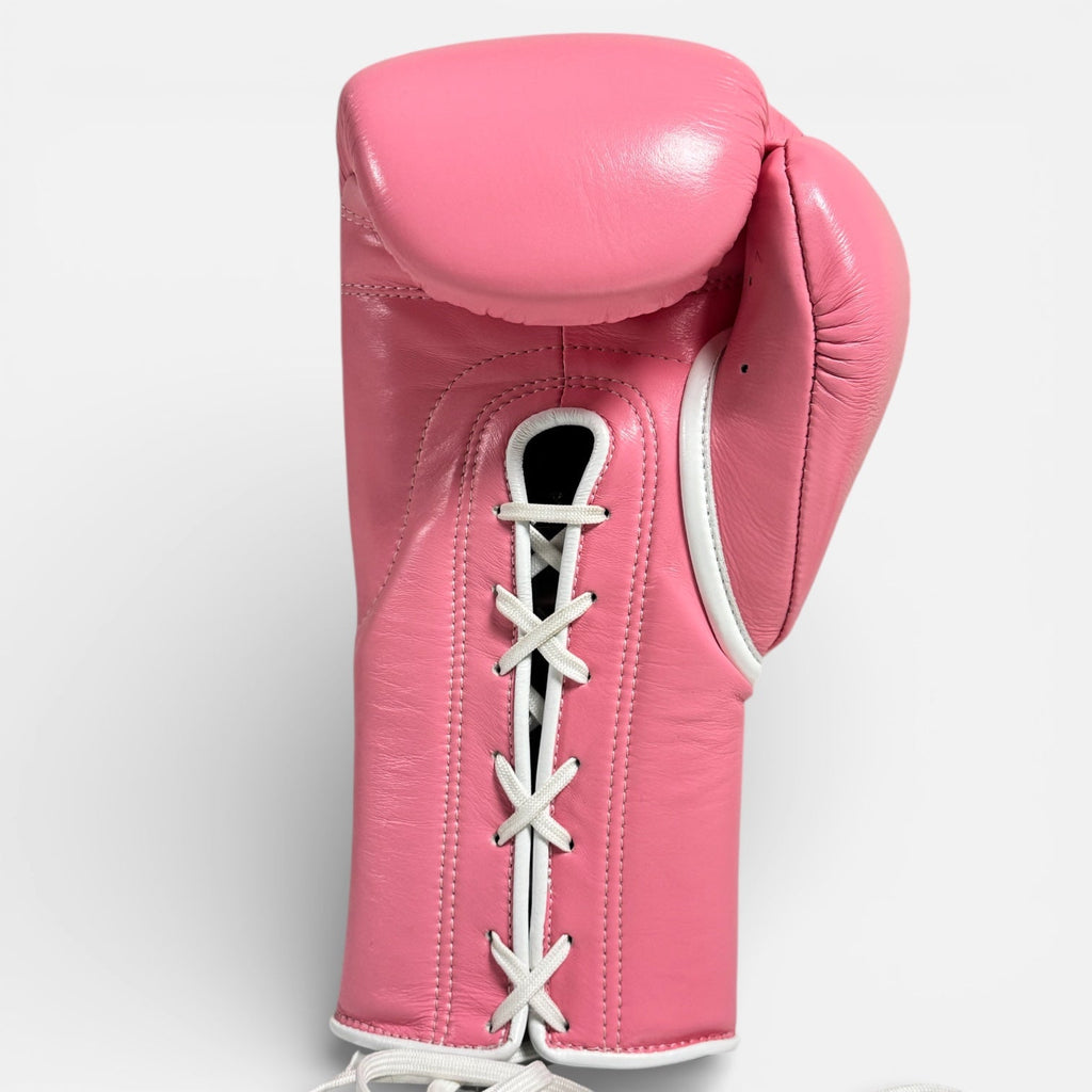 “Pink Ice” SVNTBOX FOUNDATIONS BOXING GLOVES (Lace-up)