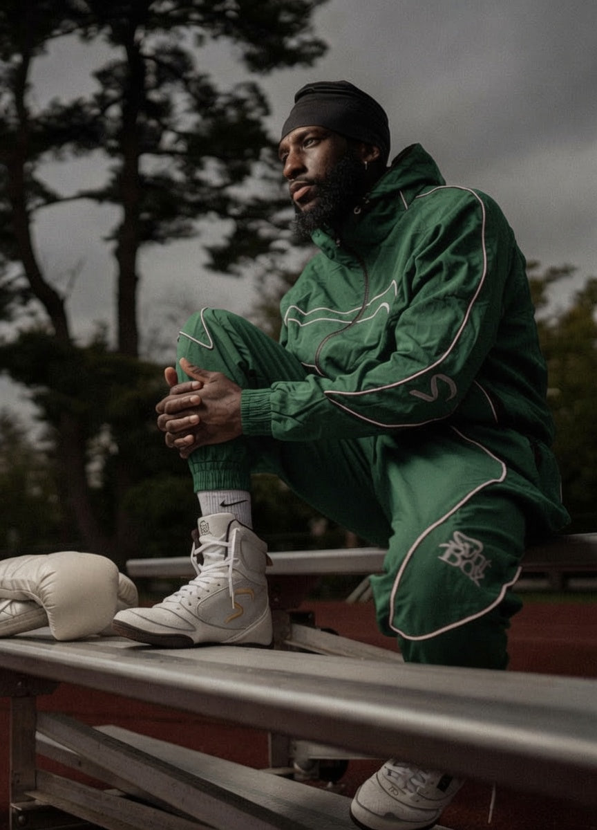 “Verdant” SVNTBOX 001 TRACK JACKET (PRE-ORDER)