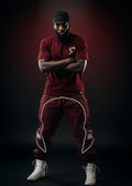 “Crimson” SVNTBOX 001 TRACK PANTS (PRE-ORDER)