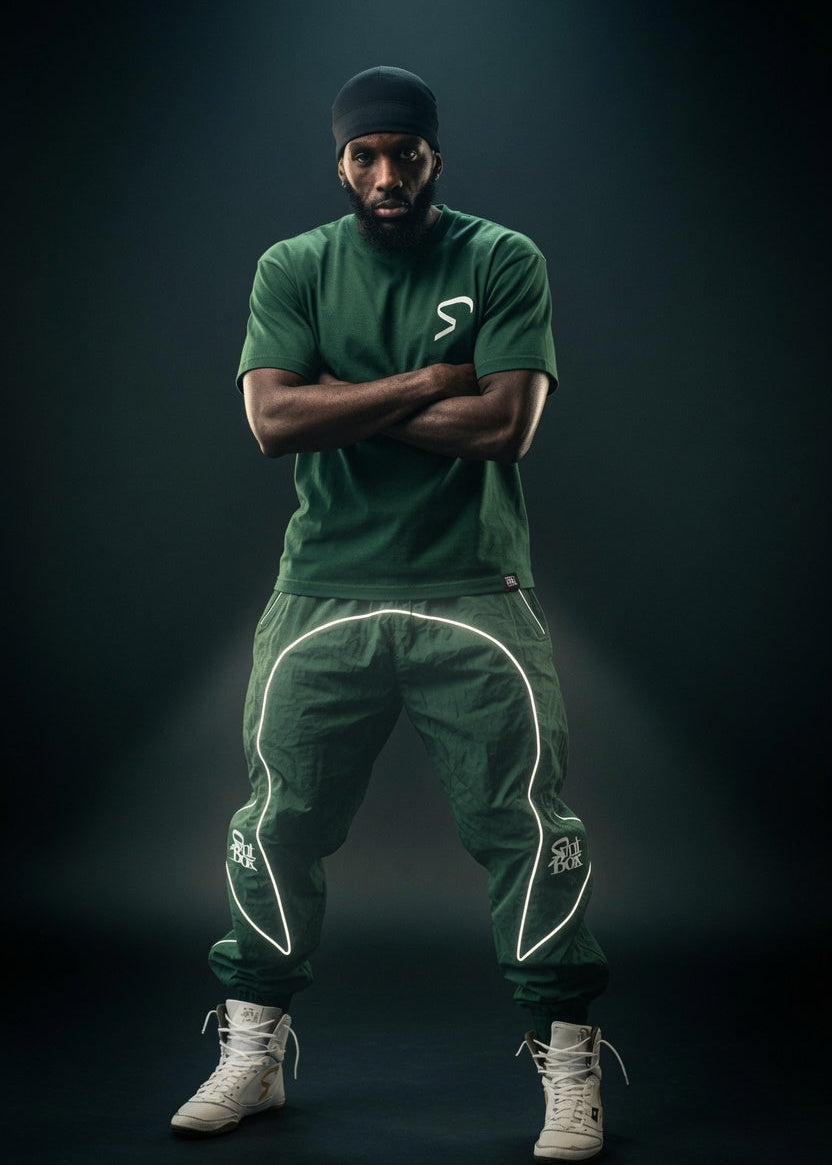 “Verdant” SVNTBOX 001 TRACK PANTS (PRE-ORDER)