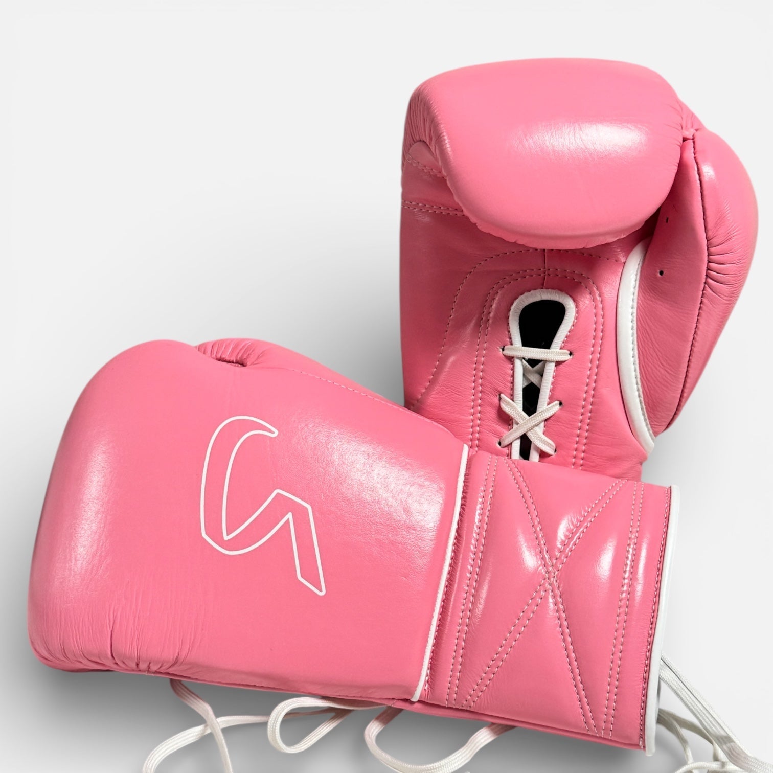 “Pink Ice” SVNTBOX FOUNDATIONS BOXING GLOVES (Lace-up)