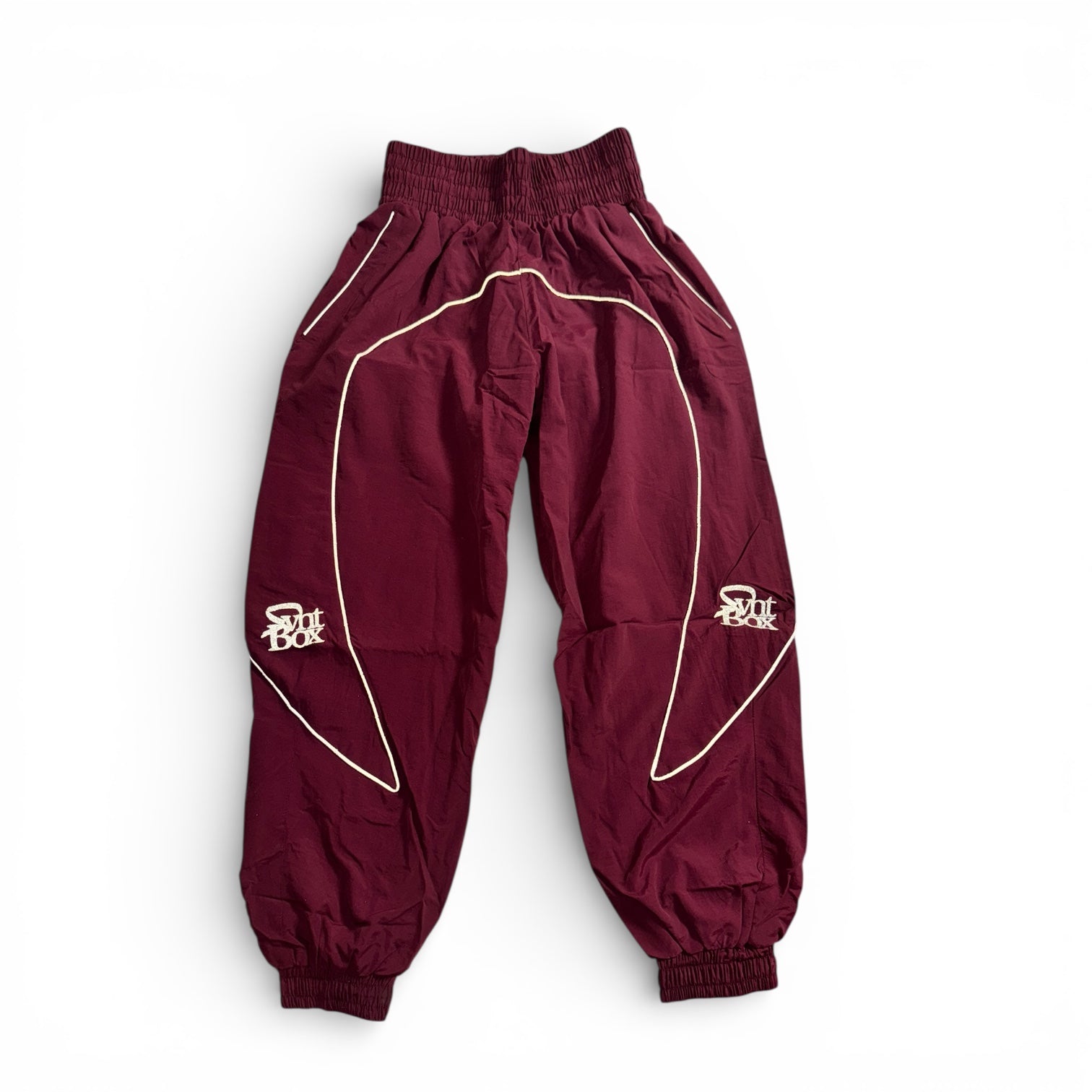 “Crimson” SVNTBOX 001 TRACK PANTS (PRE-ORDER)