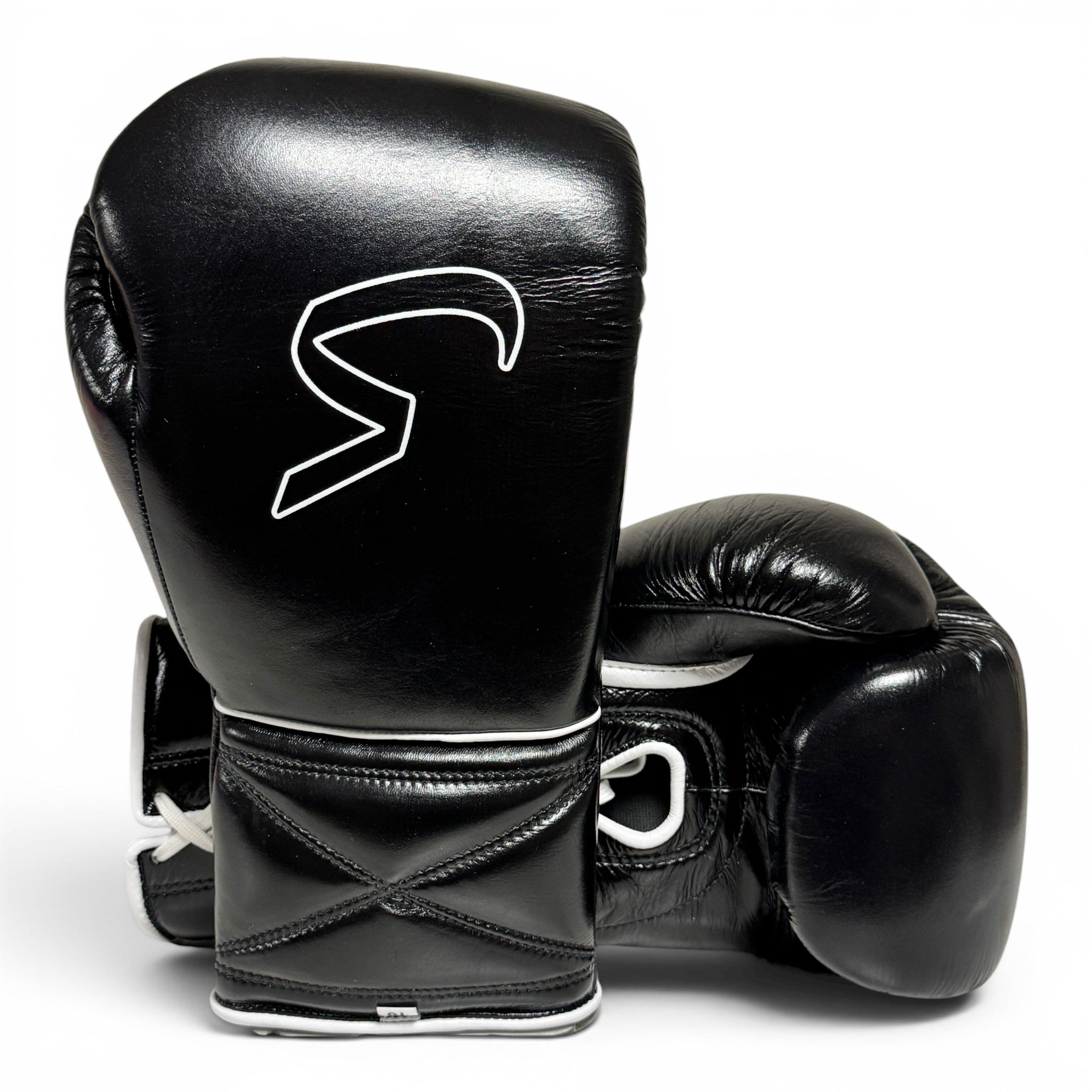 “Midnight Shadow” SVNTBOX FOUNDATIONS BOXING GLOVES (Lace-up)