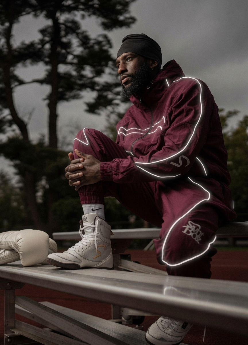 “Crimson” SVNTBOX 001 TRACK JERSEY (PRE-ORDER)
