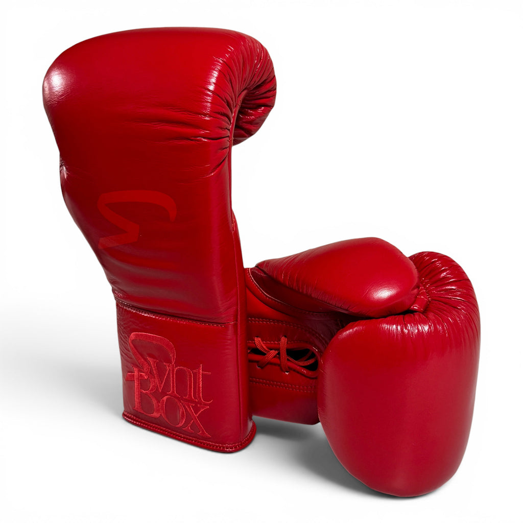 “Crimson” SVNTBOX YDKSAB BOXING GLOVES (Lace-up)
