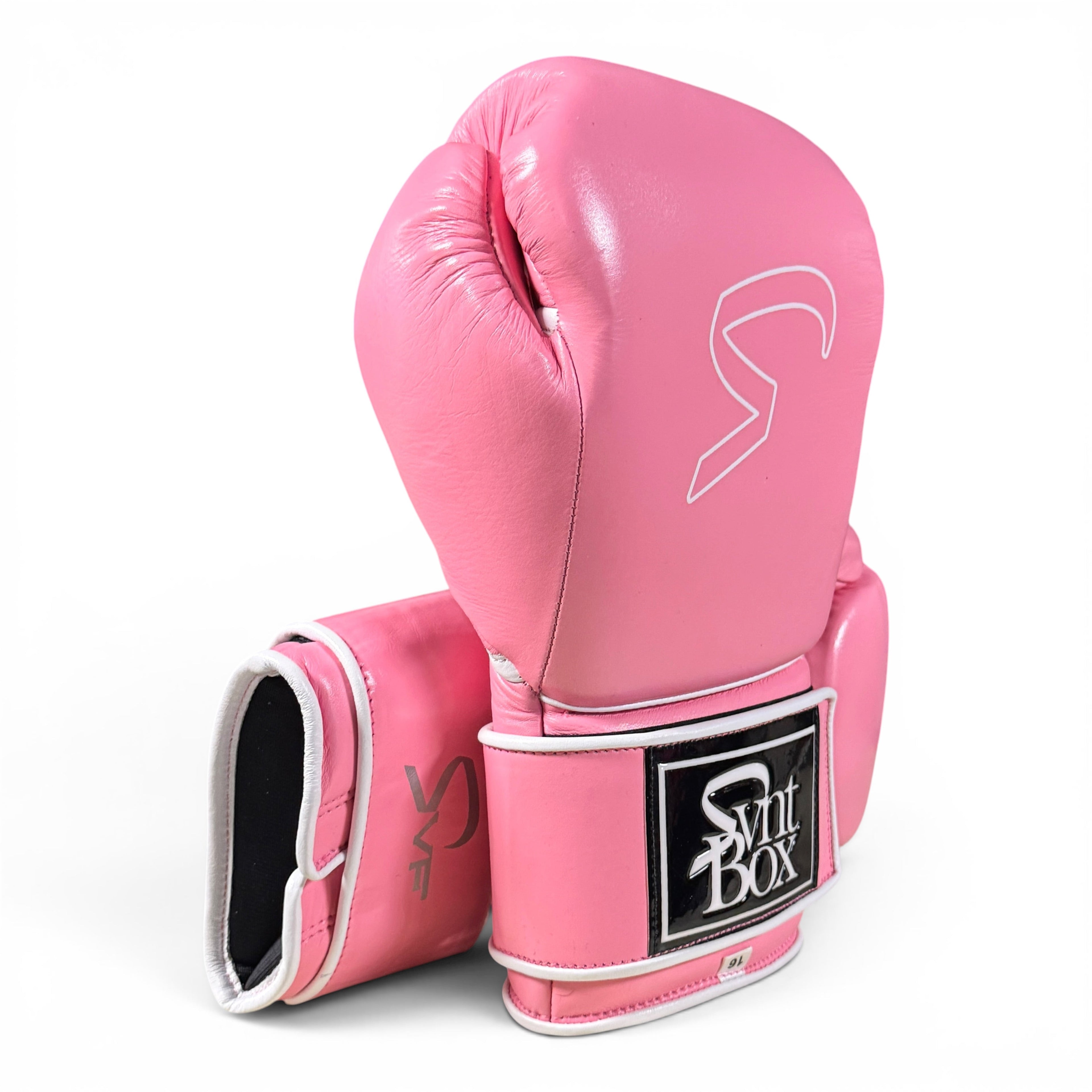 “Pink Ice” SVNTBOX FOUNDATIONS BOXING GLOVES (Velcro)