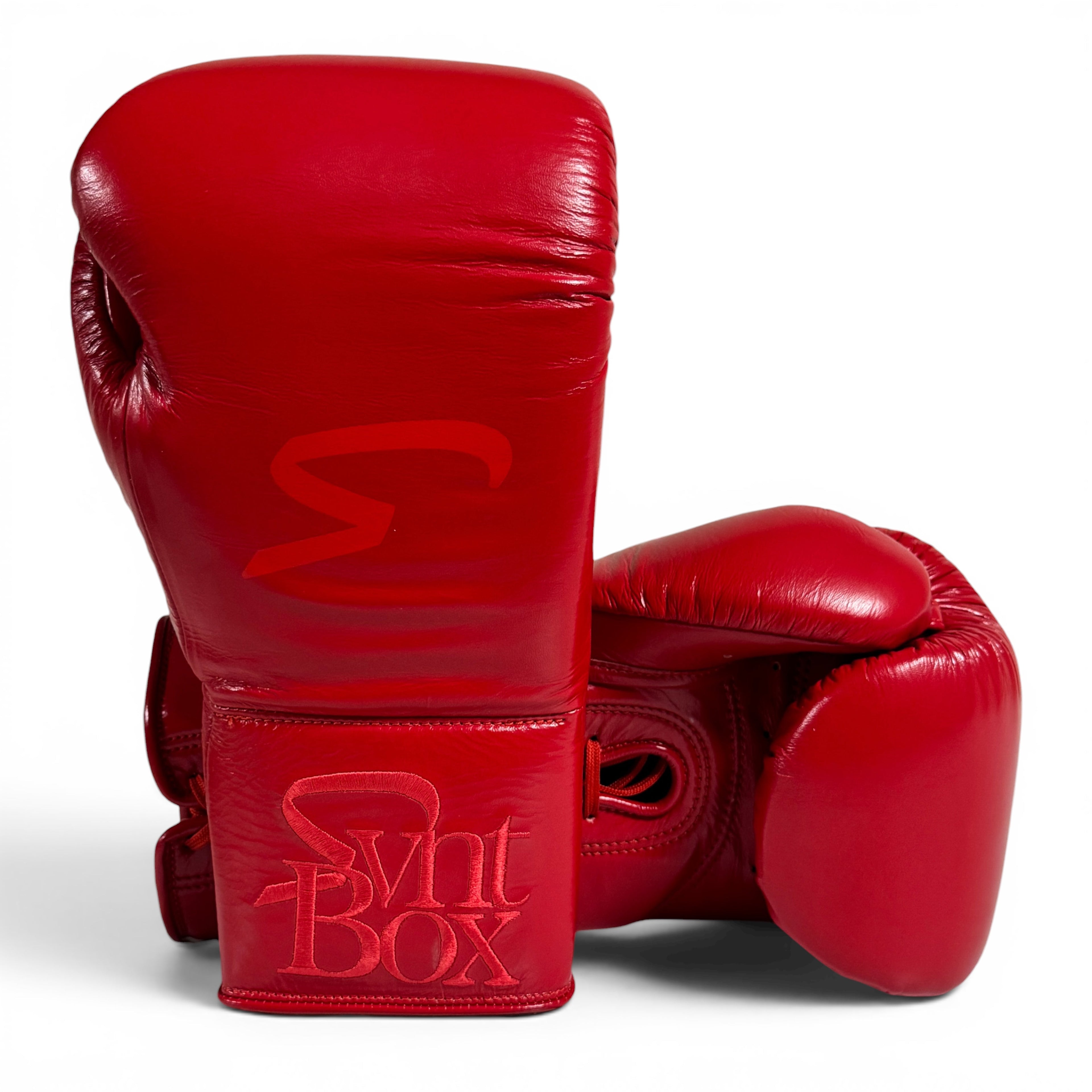 “Crimson” SVNTBOX YDKSAB BOXING GLOVES (Lace-up)