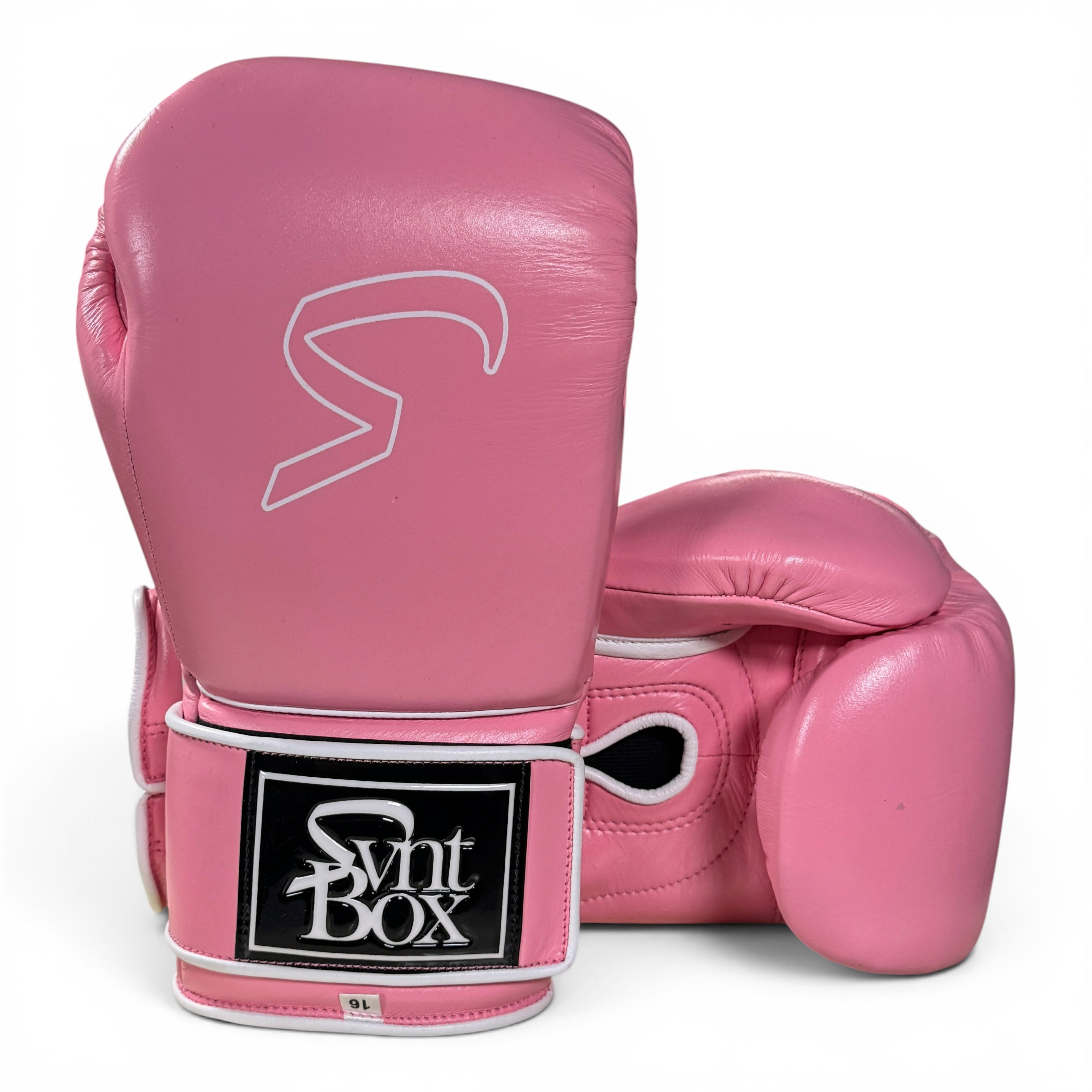 “Pink Ice” SVNTBOX FOUNDATIONS BOXING GLOVES (Velcro)