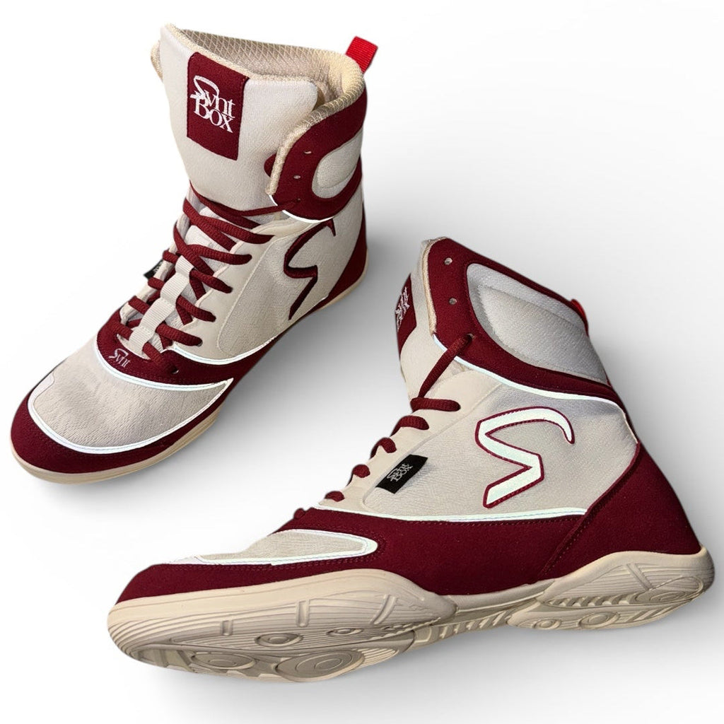 "Crimson" SVNTBOX STRIDE BOXING SHOES