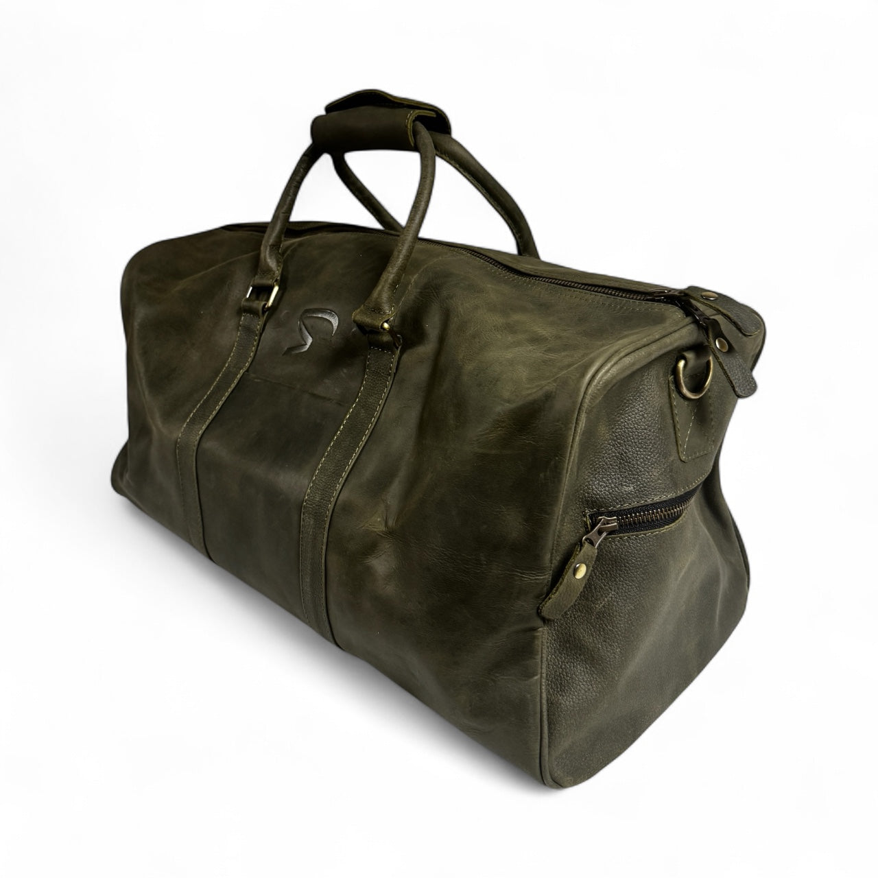 SVNTBOX CROC VERDE GREEN DUFFLE BAG