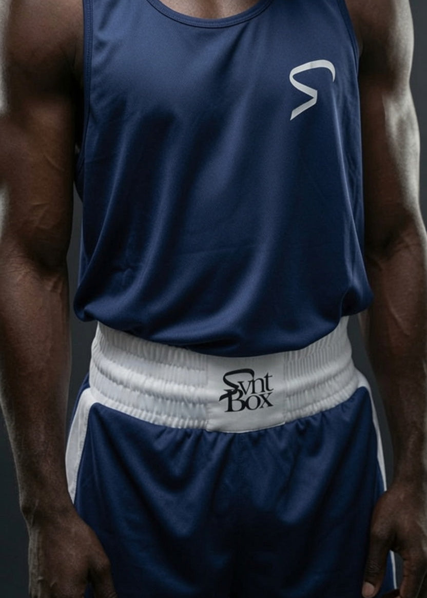 “Indigo” SVNTBOX STRIDE AMATEUR SHORTS (PRE-ORDER)